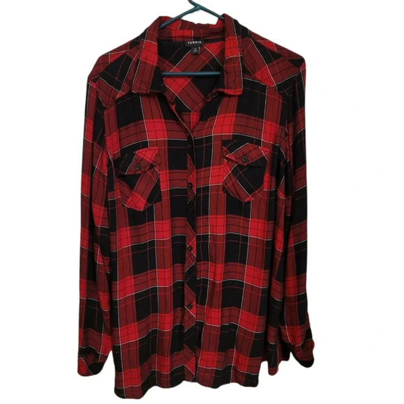 Torrid plaid shirt - Picture 1 of 7